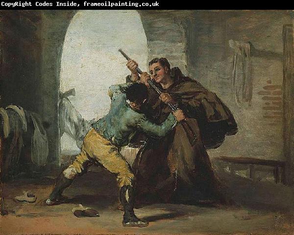 Francisco de Goya Friar Pedro Wrests the Gun from El Maragato